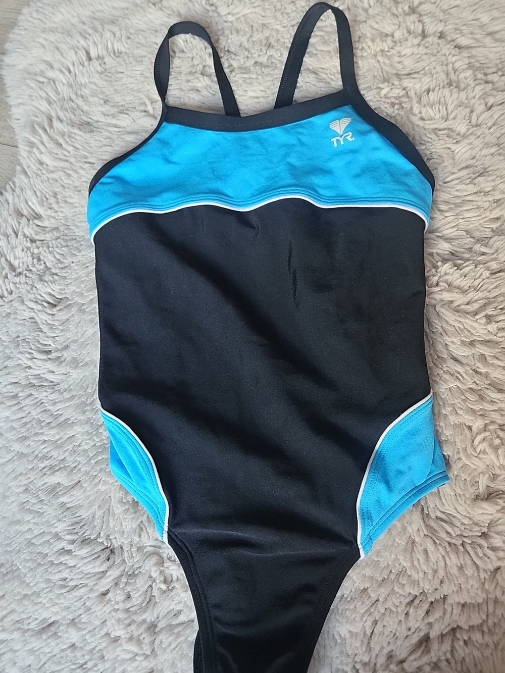 TYR T320 Performance Racing Training One-Piece Swimsuit Size 10🔥